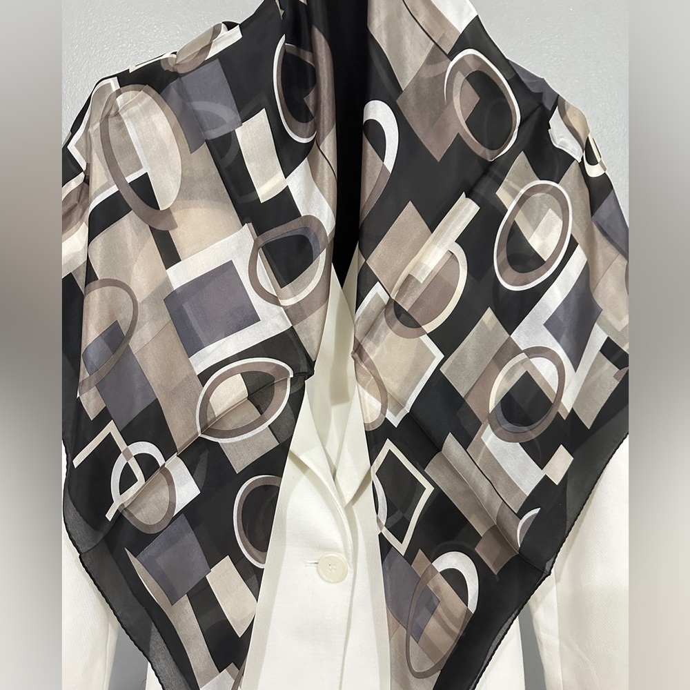 100% silk scarf large silk habotai